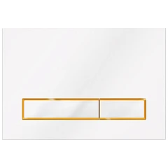 Смывная клавиша KKPol M08 V3 SPP/039/0/K (350/PPB/039-00-05) белый/золото глян./белый