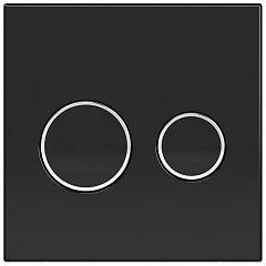 Смывная клавиша KKPol для инсталляции Uni P01v1 SPP/178/0/K черн.мат/хром/черн.мат