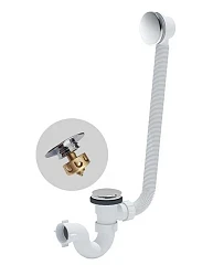 Слив-перелив для ванны Vannesa автомат хром