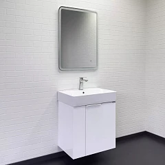 Комплект мебели Comforty Асти 60П белый глянец (раковина Comforty CF3WL032)