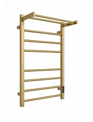 Электрический полотенцесушитель Двин Fs Plaza Neo 80/50 (К диммер квадрат золотой матовый)