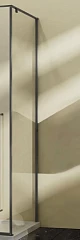 Душевая стенка боковая Vincea Slim-N VSG-5SN900CLGM 90*195 профиль вороненая сталь