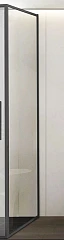 Душевая стенка боковая Vincea Slim Soft VSG-1SS800CLGM 80*200 профиль вороненая сталь