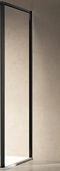 Душевая стенка боковая Vincea Slim 8mm VSG-6SL800CLB 80*200 профиль черный матовый