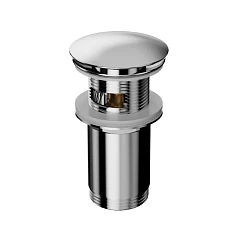 Донный клапан для раковины Whitecross A706CR 1 1/4 Click-clack универсальный хром