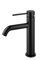 Смеситель Vincea City VBF-2C1MB для раковины черный матовый