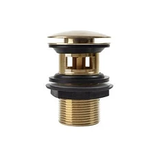 Донный клапан Iddis Slide SLIMG1Wi88 1 1/4 золото матовое с переливом