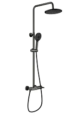 Душевая стойка WONZON & WOGHAND MUSE темный графит WW-A30653-BGG