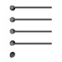 Электрический полотенцесушитель WONZON & WOGHAND  HAMBURG  встраиваемый, темный графит