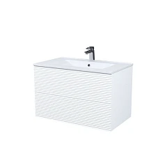 Тумба с раковиной Iddis Bild 80 белая