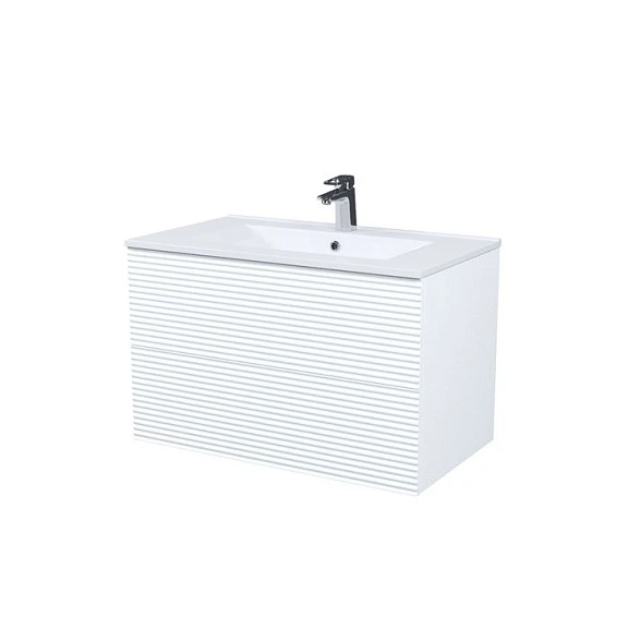 Тумба с раковиной Iddis Bild 80 белая