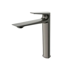 Смеситель Cezares Liner LINER-LC-GM-W0 для раковины оружейная сталь