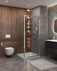 Душевой уголок Cezares Molveno MOLVENO-AF-31-90-C-CR-IV 90*90*195 без поддона