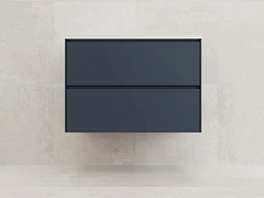 Тумба с раковиной Style Line Лима 80 подвесная графит