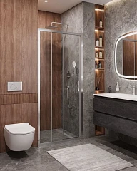 Душевая дверь в нишу Cezares Molveno MOLVENO-BF-3-90-C-Cr-IV 90*195 L/R без поддона