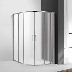Душевой уголок Cezares Molveno MOLVENO-RH-22-120/110-P-Cr 120*110*195 стекло рифленое без поддона