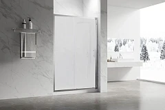 Душевая дверь в нишу раздвижная Veconi VN55M-150-07-C8 хром, универсальная