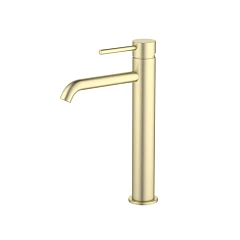 Смеситель для раковины Aquatek Европа, матовое золото