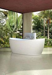 Ванна из искусственного камня Vincea Solid Surface VBT-6S03MW 170х80 белая матовая