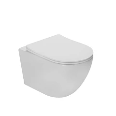 Подвесной унитаз Vincea Globo VT1-14ST 36*49 с системой смыва Торнадо с крышкой-сиденьем микролифт Slim