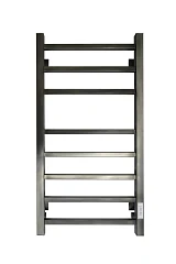 Электрический полотенцесушитель Санприз Квадро П8 40*80 L/R оружейная сталь