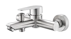 Смеситель Olive’s Olisan Steel ST1201 для ванны и душа нержавеющая сталь