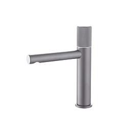 Смеситель Olive’s Mansa 36100MNGM для раковины оружейная сталь