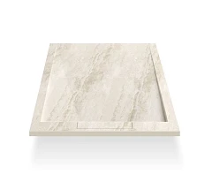 Душевой поддон Esbano Luxe ESP-LM128DR 120*80*2,5 мрамор бежевый