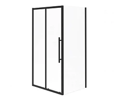 Душевой уголок Esbano Flex ESF-119PS-B 110*90*195 профиль черный матовый L/R без поддона