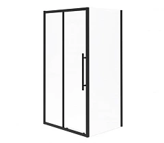 Душевой уголок Esbano Flex ESF-128PS-B 120*80*195 профиль черный матовый L/R без поддона