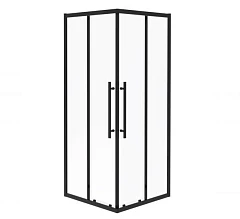 Душевой уголок Esbano Flex ESF-100KV-B 100*100*195 профиль черный матовый без поддона