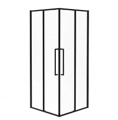 Душевой уголок Esbano Surf ESS-100KV-B 100*100*195 профиль черный матовый без поддона