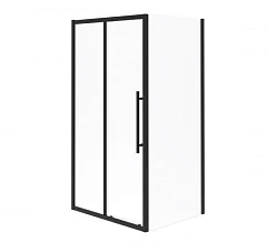 Душевой уголок Esbano Flex ESF-129PS-B 120*90*195 профиль черный матовый L/R без поддона