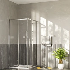 Душевой уголок Esbano Flex ESF-90D1+120D2-C 120*90*195 L/R без поддона