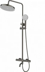 Душевая стойка Esbano Celine с изливом оружейная сталь