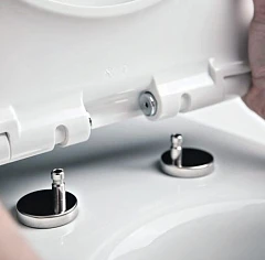 Крышка-сиденье Esbano Gartez/Duero 34*43,3 микролифт Slim белая