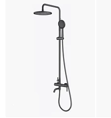 Душевая система Splenka для ванны графит, с изливом