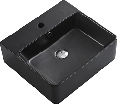Накладная раковина Esbano Circon 46*42*15,5 черная матовая