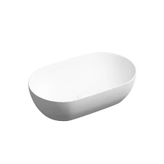 Накладная раковина Ceramicanova Twist 50*30 белая матовая