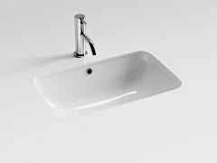 Встраиваемая раковина Ceramicanova Element 54*36 белый глянец