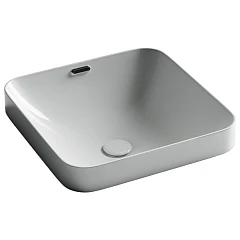 Встраиваемая раковина Ceramicanova Element 43,8*43,8 белый глянец