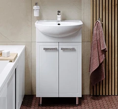 Тумба с раковиной Alavann Vittoria 50 белый