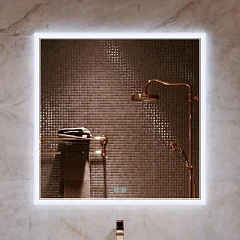 Зеркало Alavann Emma 90 с подсветкой и функцией антизапотевания