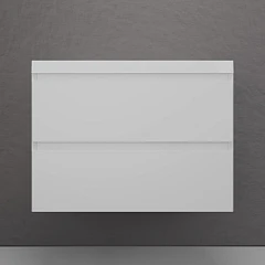 Тумба под раковину Style Line Манхэттен 80 подвесная белая матовая