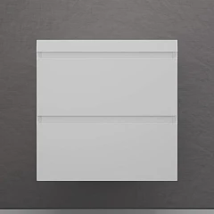 Тумба с раковиной Style Line Манхэттен 60 подвесная белая матовая