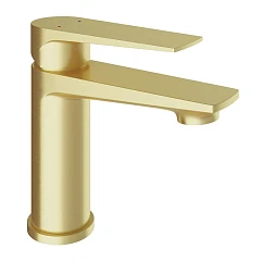 Смеситель Aqueduto Linha LIN0150 для раковины шлифованное золото