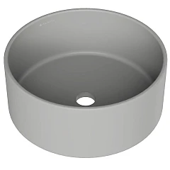 Накладная раковина Aqueduto Espiral ESP0130 40*40 серая матовая