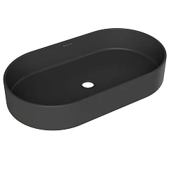 Накладная раковина Aqueduto Espiral ESP0240 60*39 черная матовая