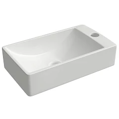 Раковина Aqueduto Pequeno 38*22 R белый глянец