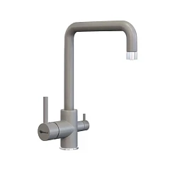 Смеситель Uperwood UPD-004-03 для кухни с функцией подключения фильтра серый/хром